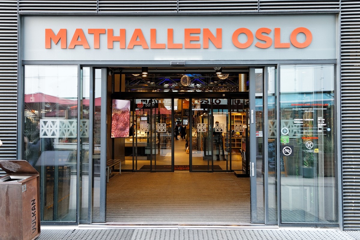 Mathallen ligger kun kort gåavstand fra leiligheten. Galleribilde