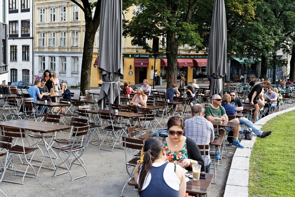 Nærområde - Alexander Kiellands plass. Galleribilde
