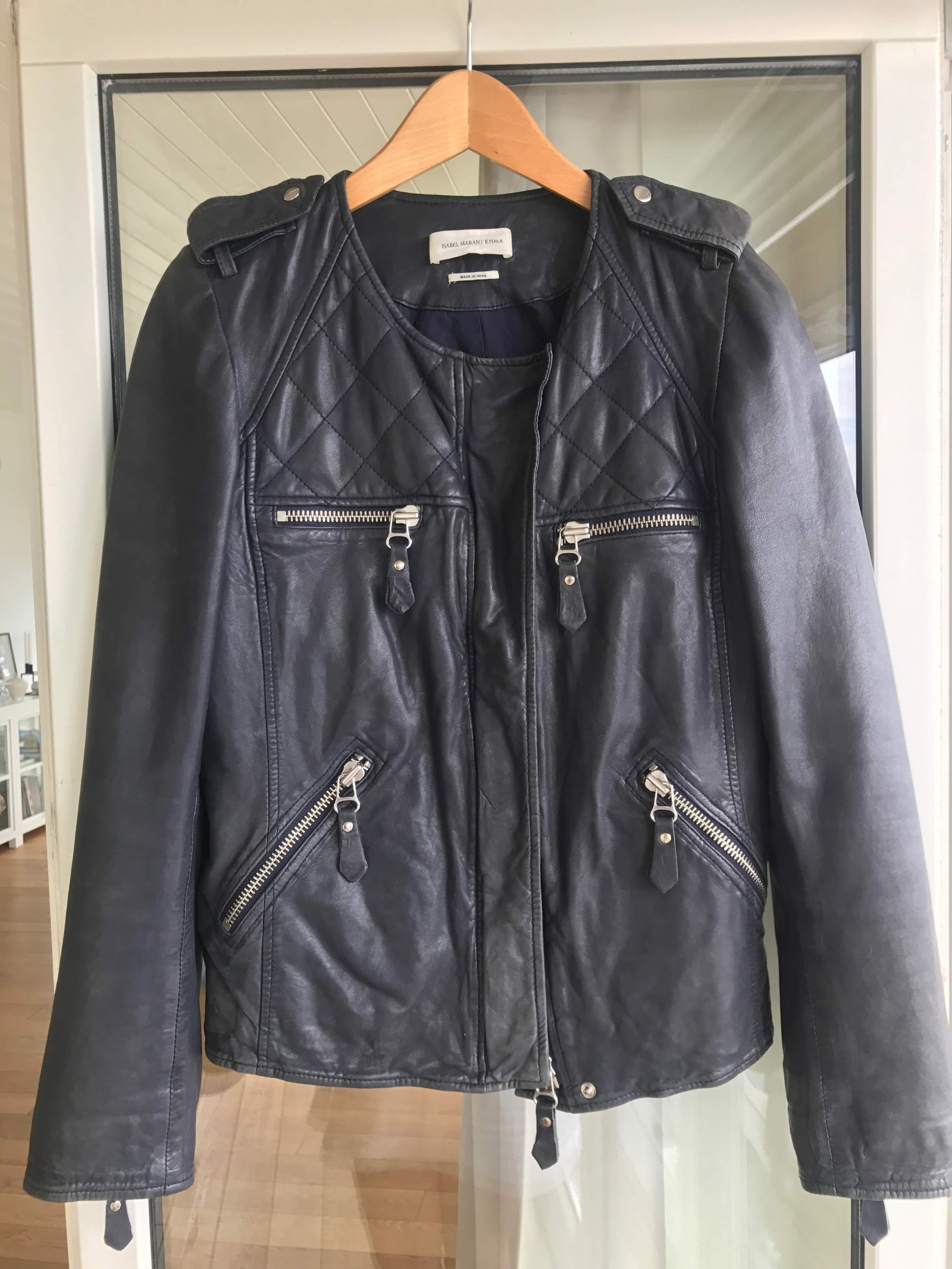 Isabel Marant skinnjakke blå | FINN.no ISABEL MARANT SKINNJAKKE | FINN.no