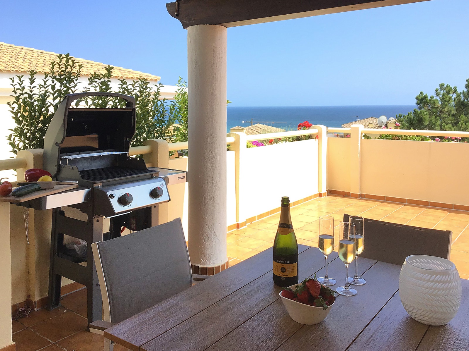 Grill og nyt utsikten Galleribilde