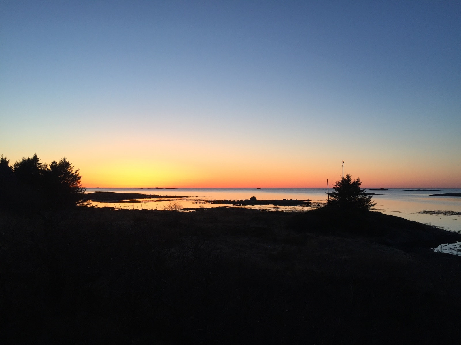 Solnedgang Galleribilde