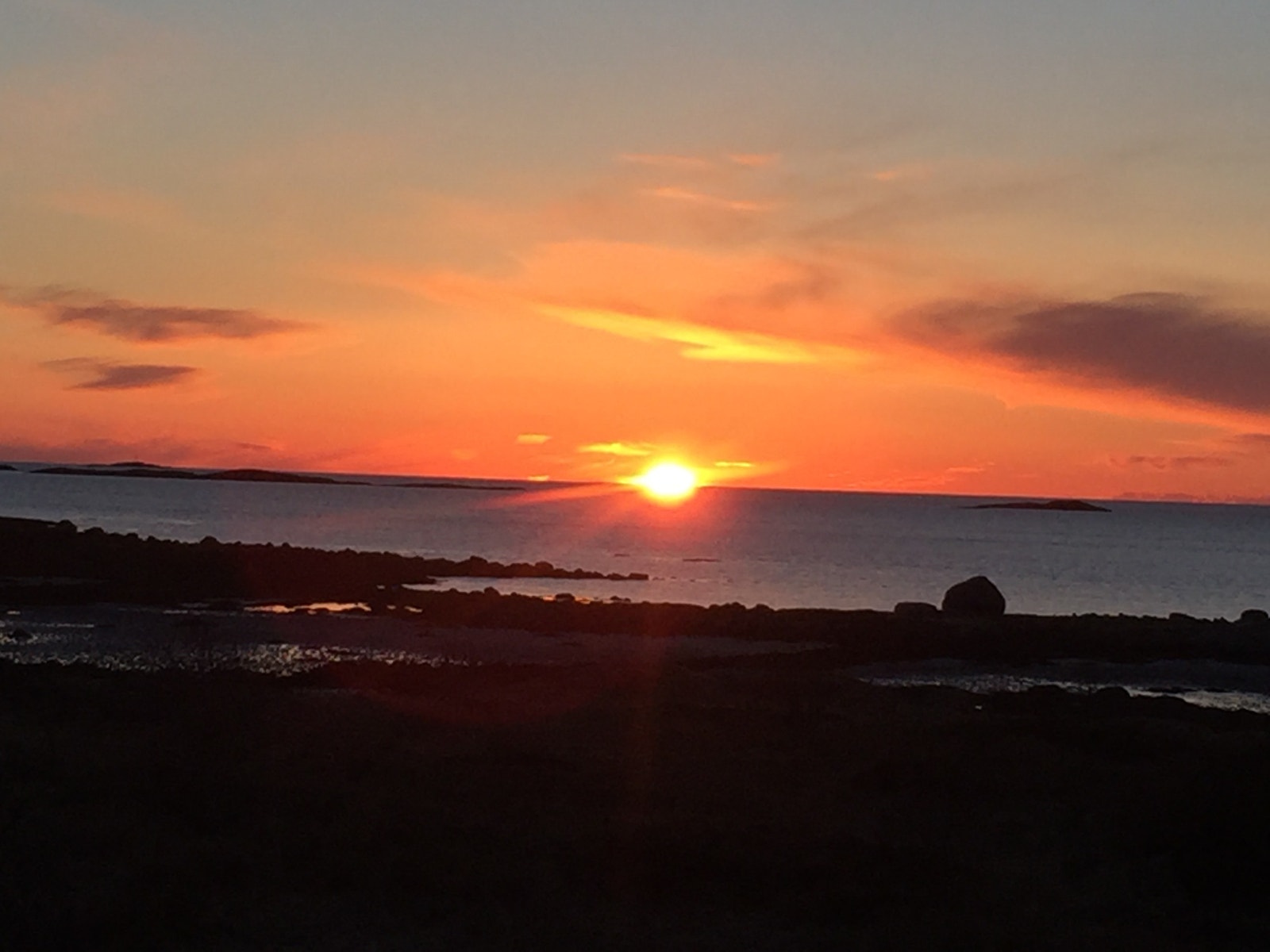 Solnedgang Galleribilde