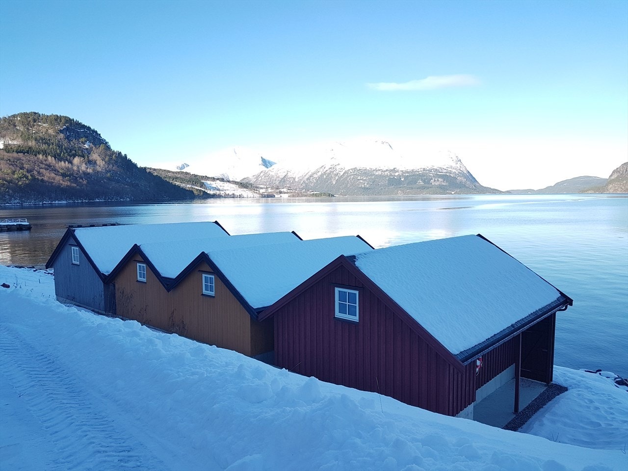 Vinterstemning Galleribilde