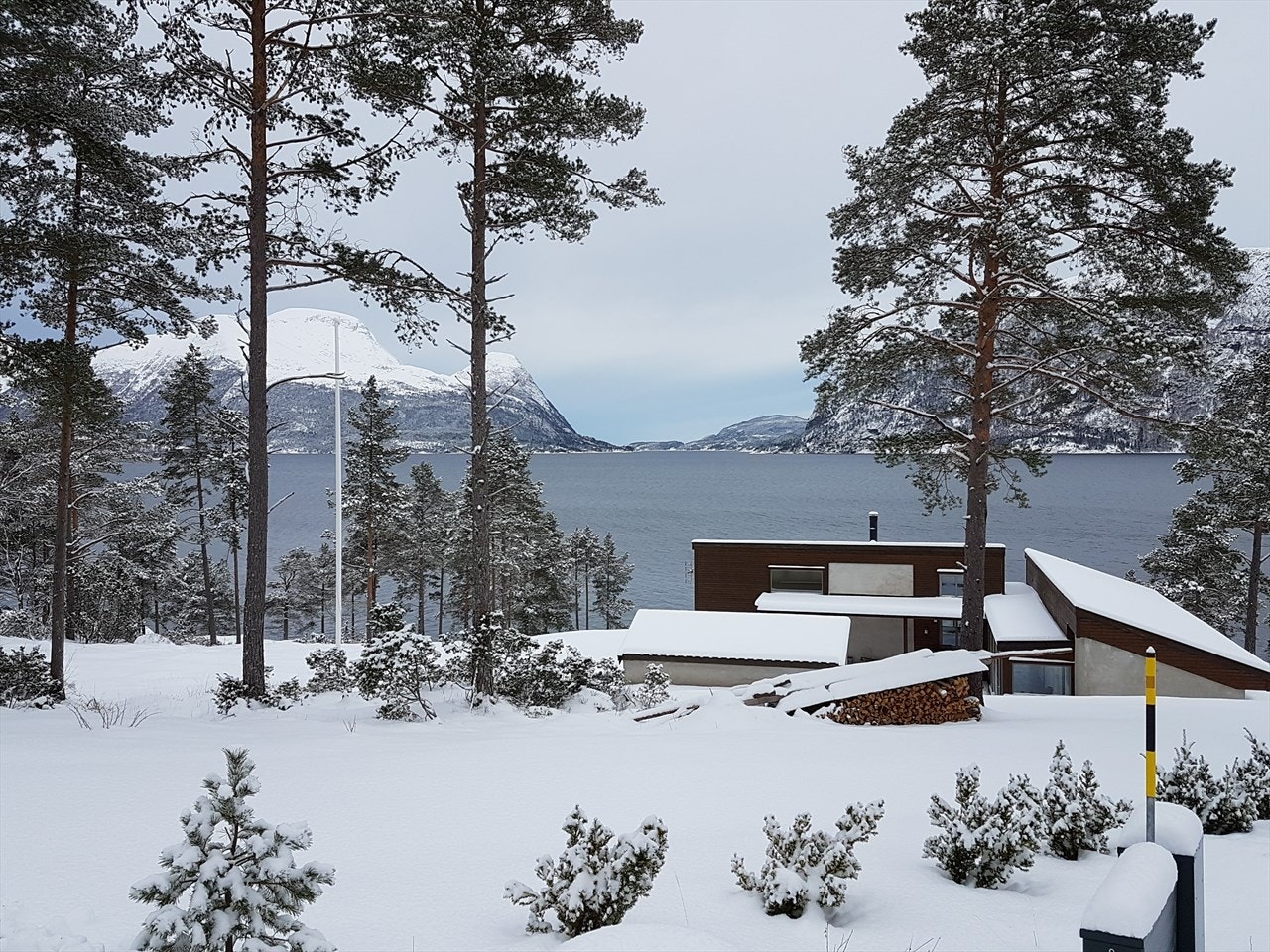 Vinterstemning Galleribilde