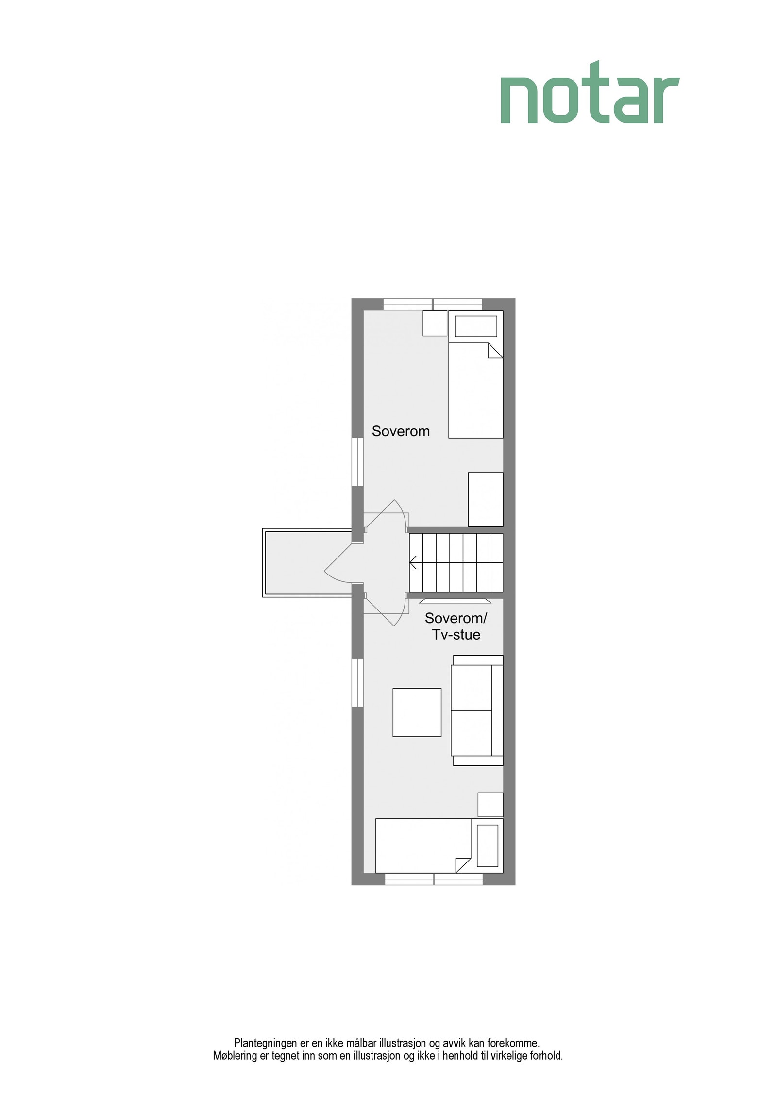 Plantegning 2D - 2. etasje Galleribilde