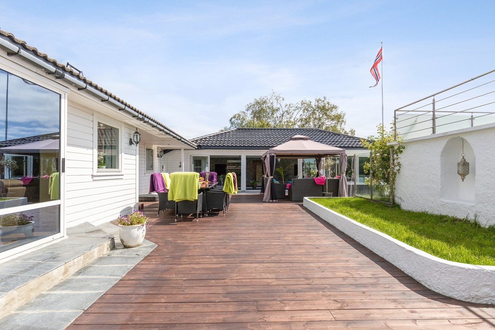 Store, flotte uteområder. Galleribilde