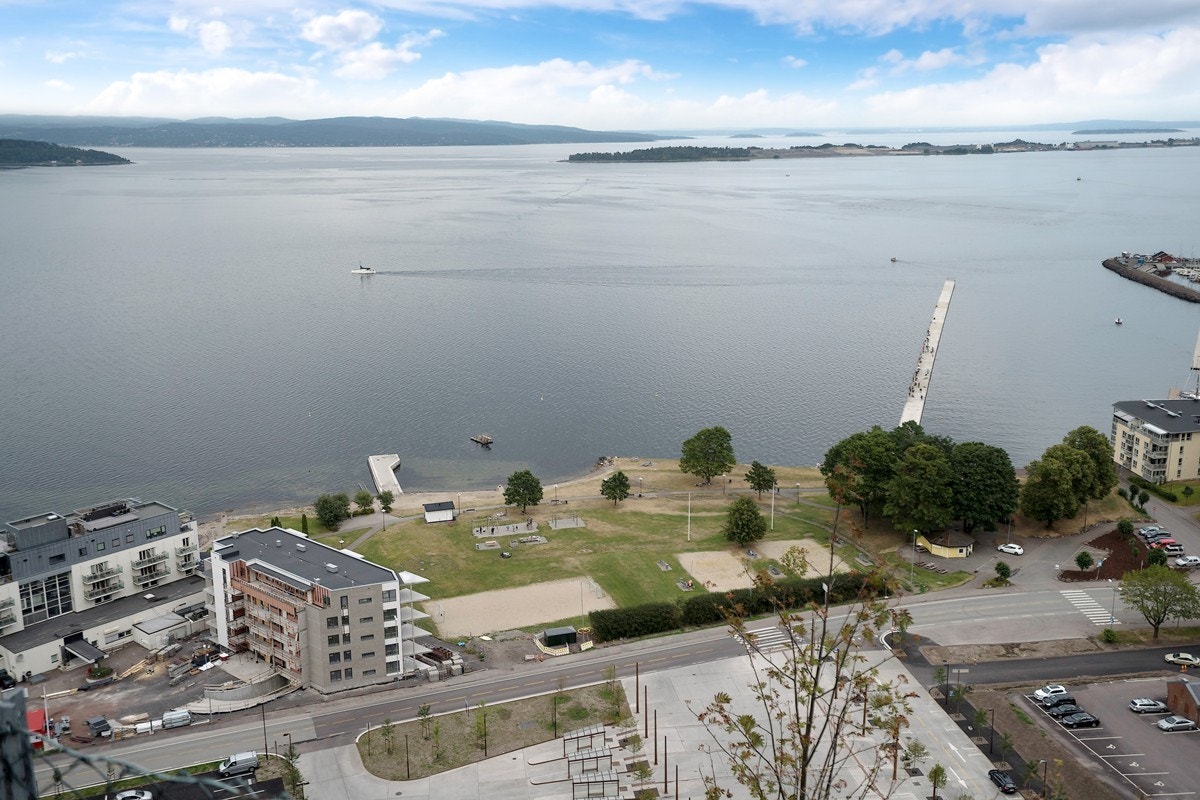 Utsikt ved Fjellheisen Galleribilde