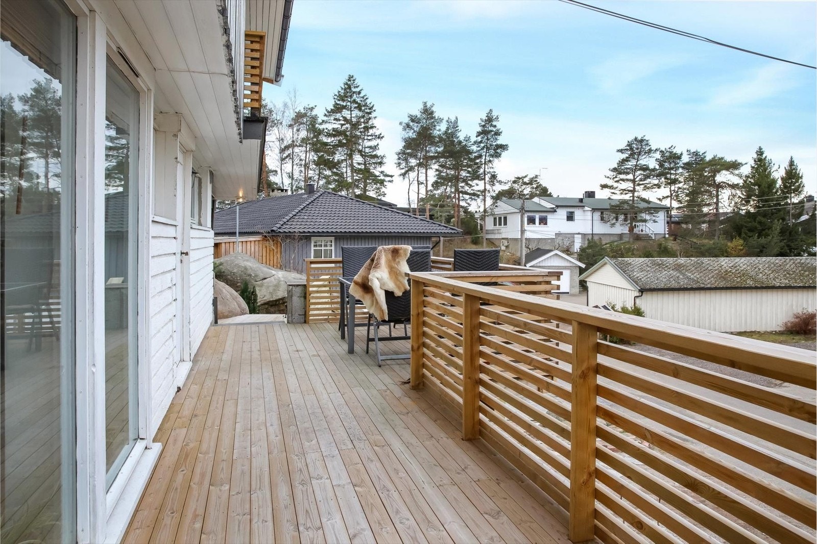 Uteplass utenfor leilighet/hybel Galleribilde