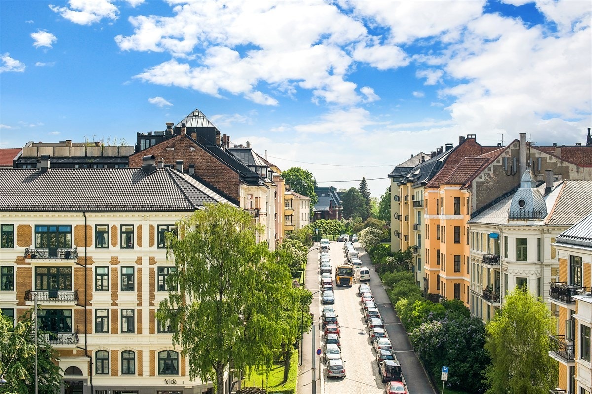 Nydelig beliggenhet på toppen av Frogner, med utsikt mot Gimle Galleribilde