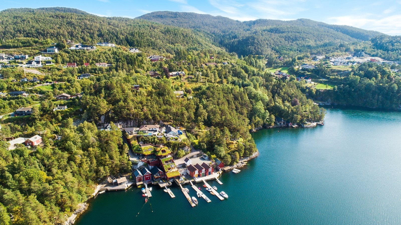 Søvikneset ligger like ved Endelausmarka som blir et knutepunkt for nye Osveien Galleribilde