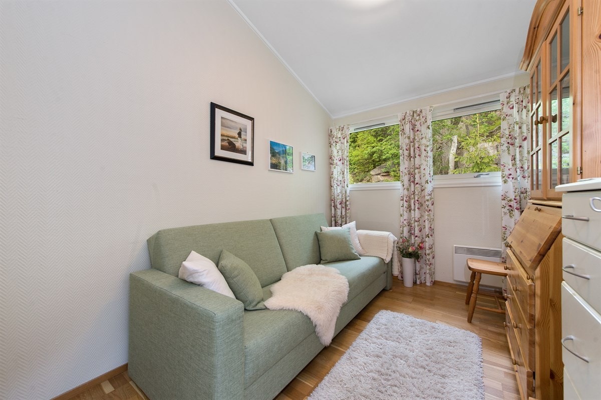 Soverommene ligger vendt mot marka Galleribilde