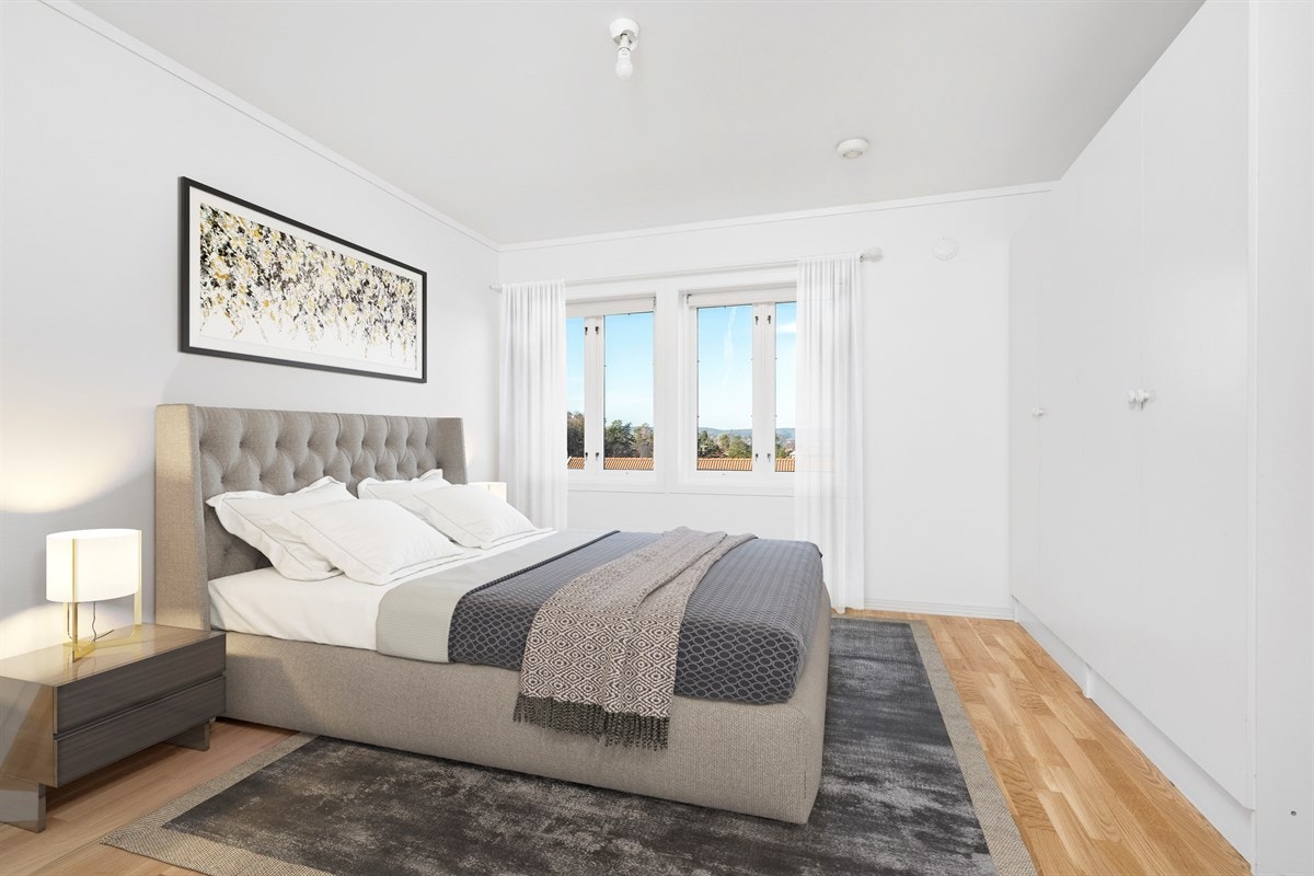 Hovedsoverom med garderobeløsning Galleribilde