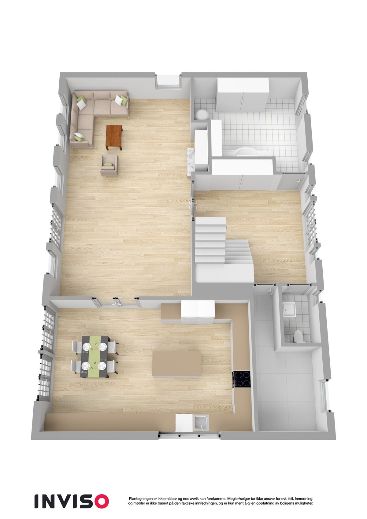 Planskisse 1.etasje. Galleribilde