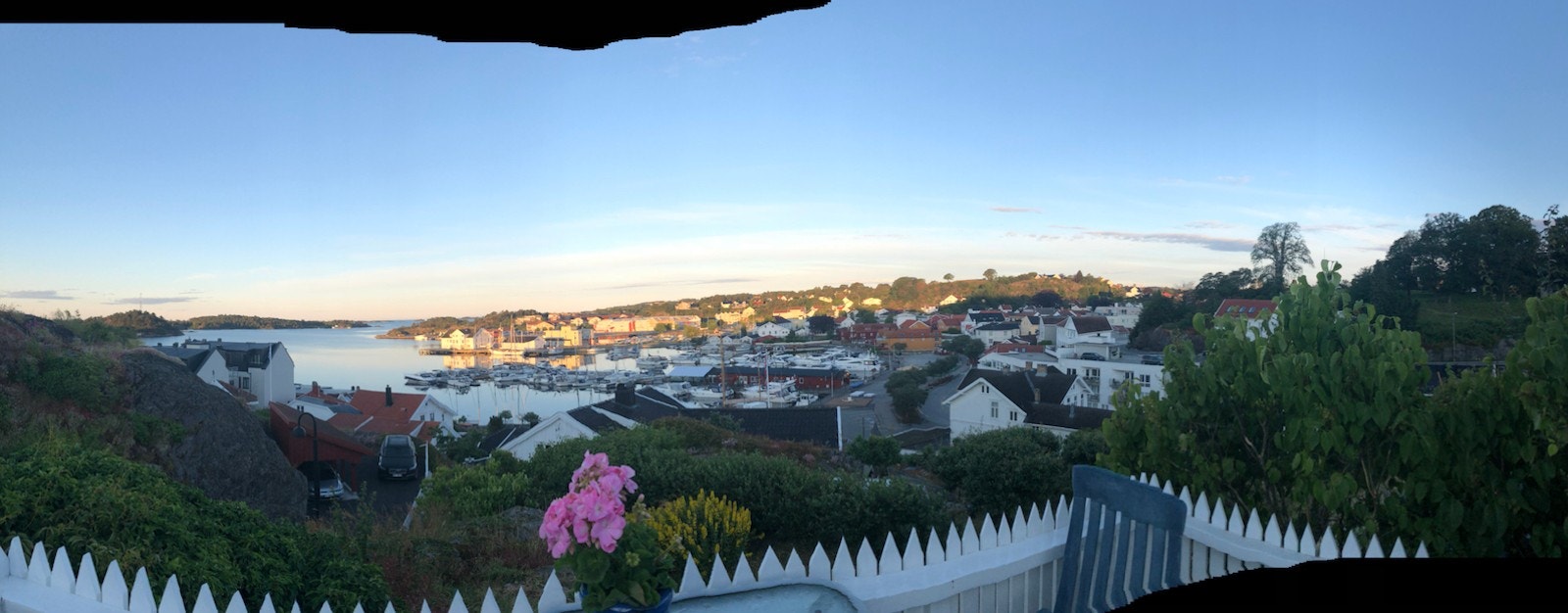 Utsikt fra terrassen Galleribilde