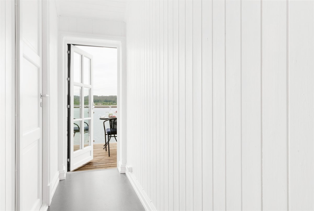 Utgang til fantastisk takterrasse Galleribilde