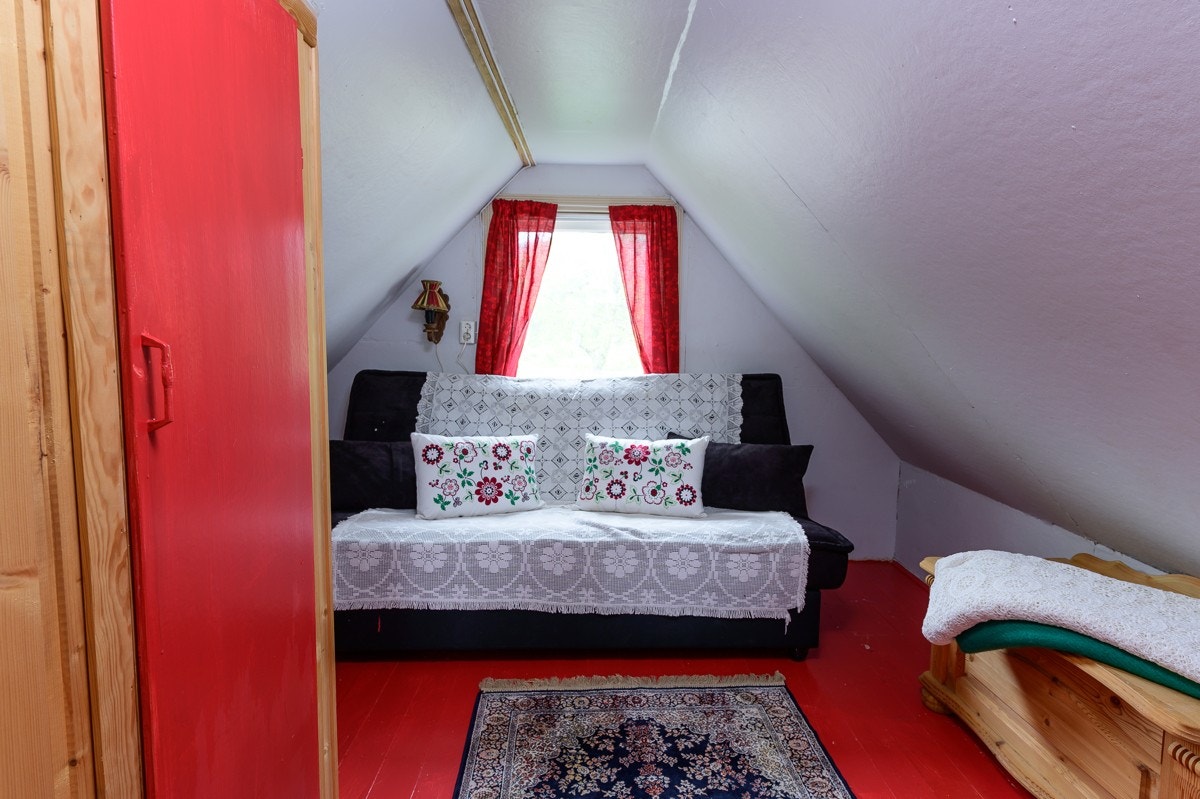 Rommet blir i dag brukt som soverom Galleribilde