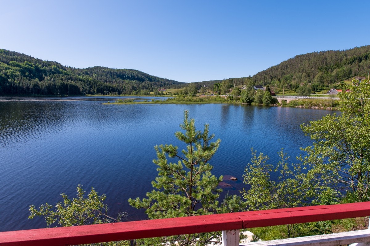 Utsikt fra terrassen Galleribilde