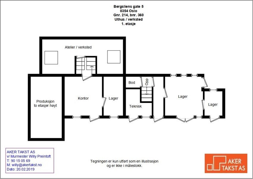 Stallbygning 1. etasje Galleribilde