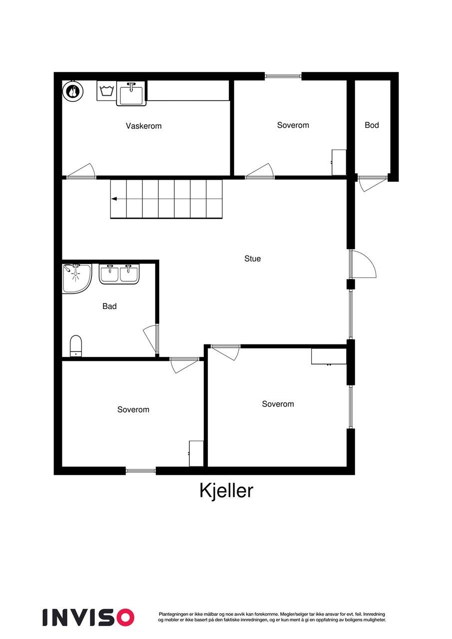 2D plan sokkeletasje Galleribilde