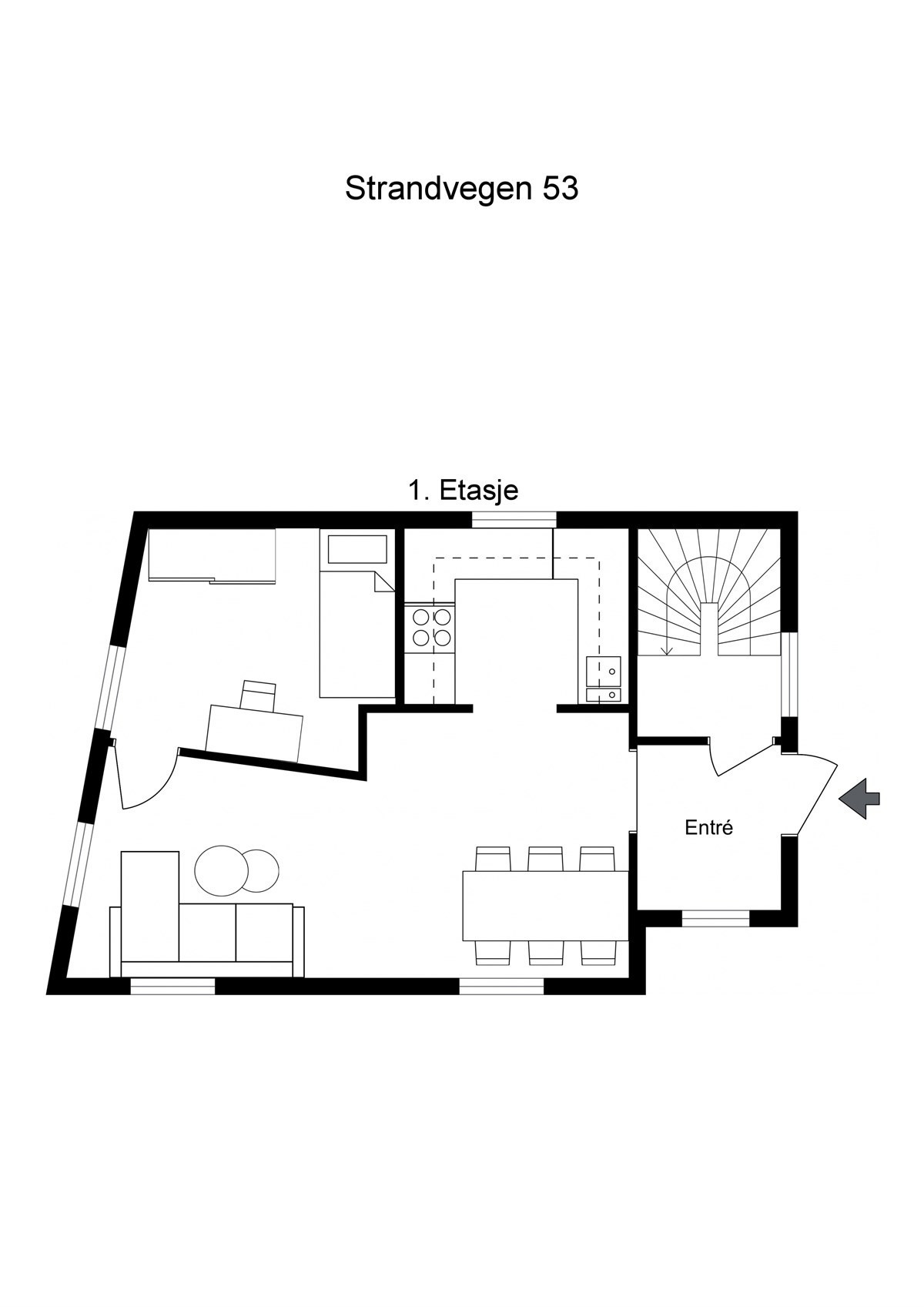 Strandvegen 53 - Planskisse (1 of 2)