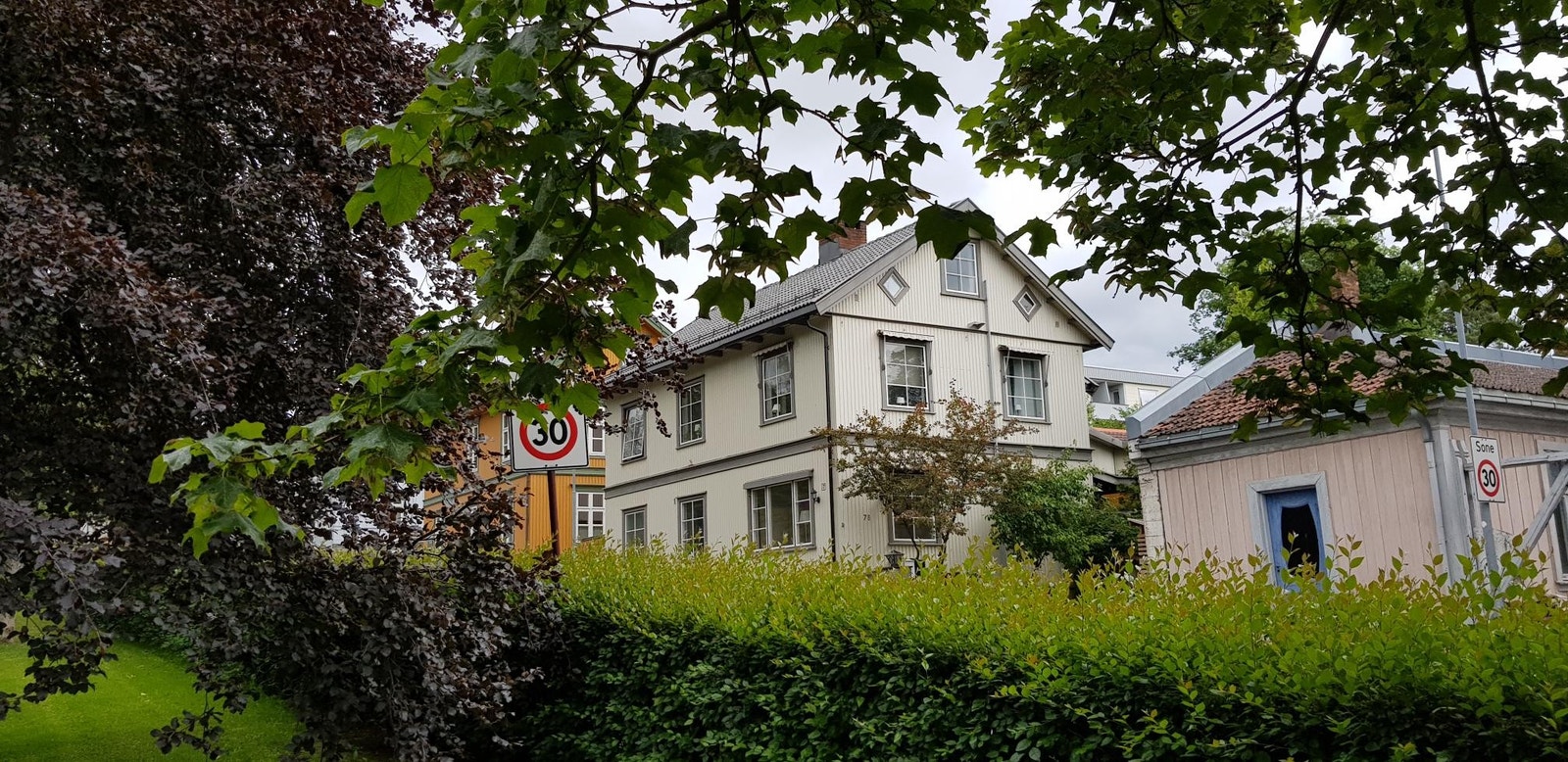 Sentralt ved Søndre Park. Galleribilde