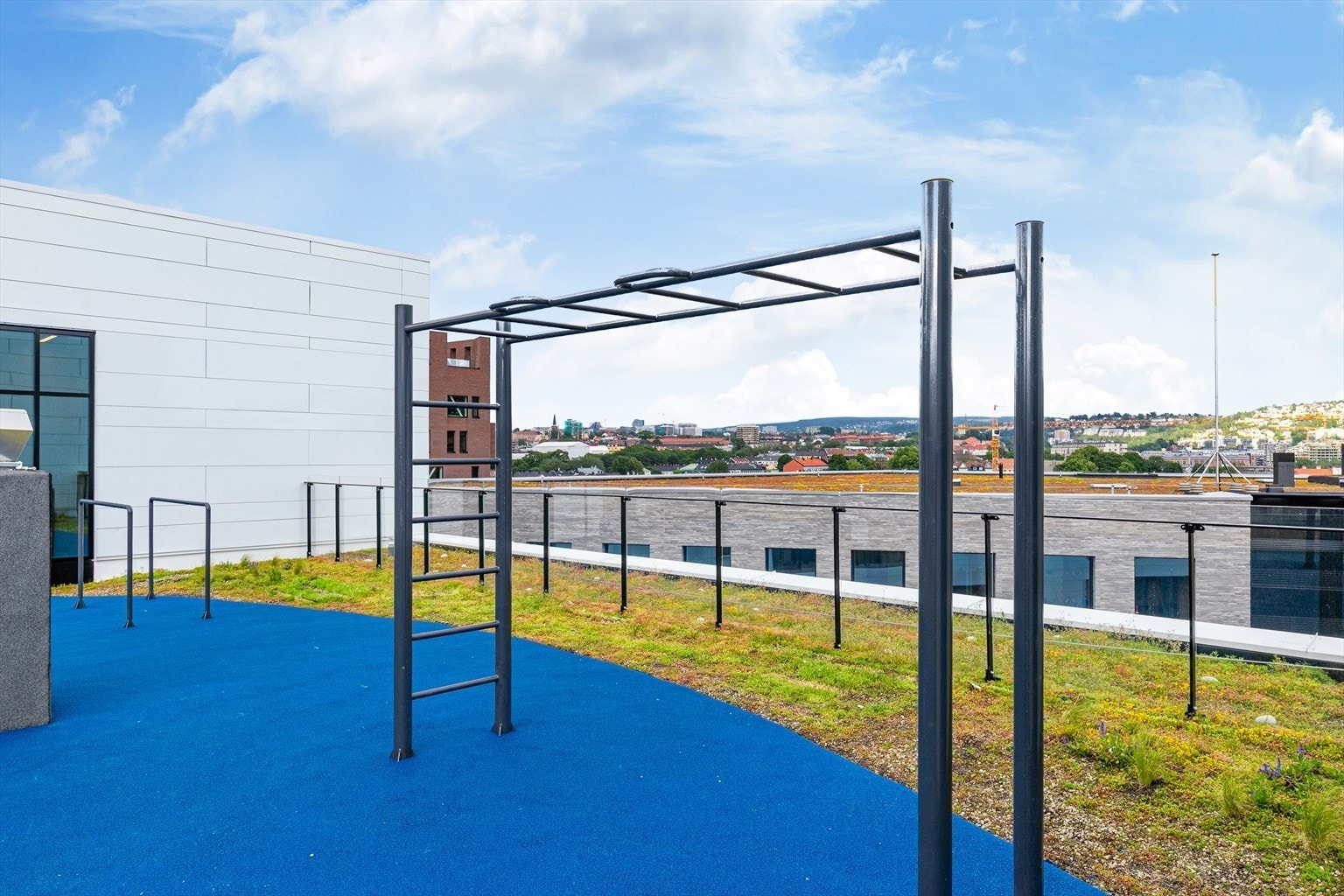 Trim på takterrassen Galleribilde