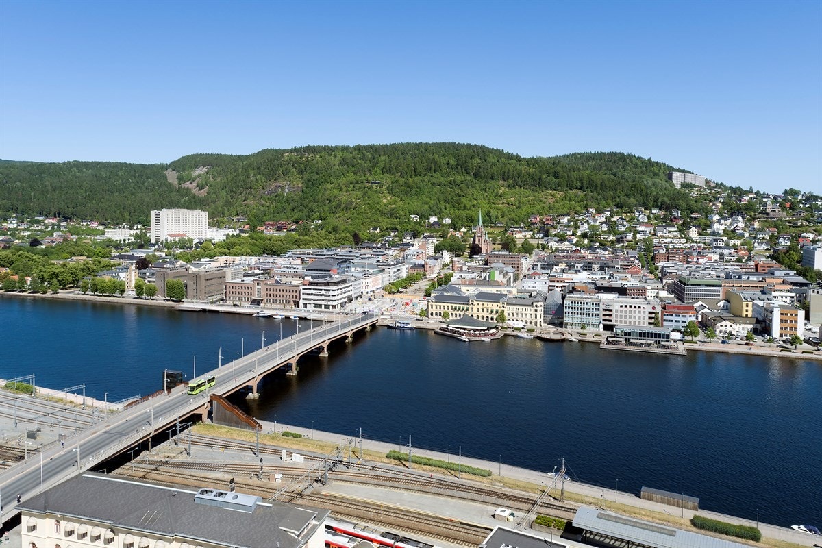 Det er kort vei til fine turmuligheter i Bragernesåsen Galleribilde