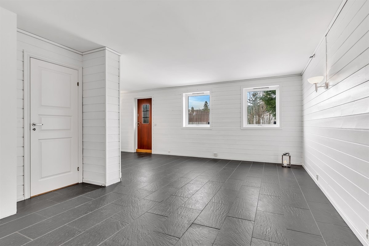 Hybelen er 43 kvm. Galleribilde