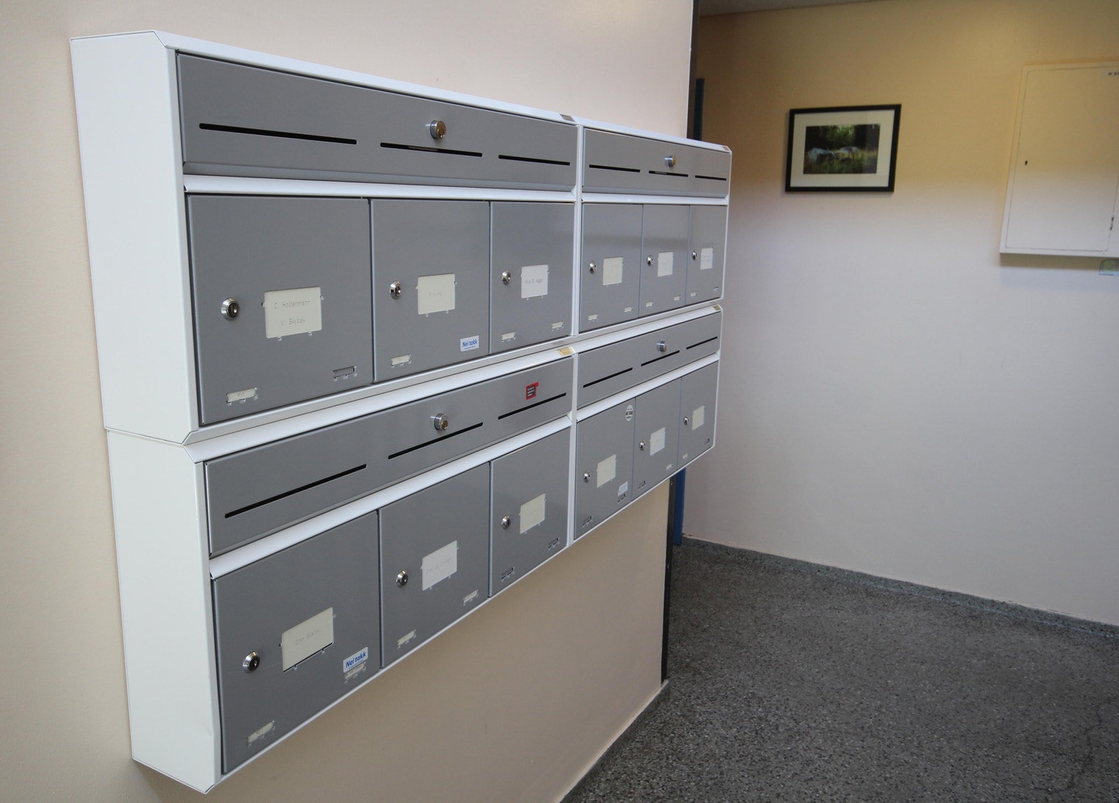 Fint inngangsparti og gode naboer Galleribilde