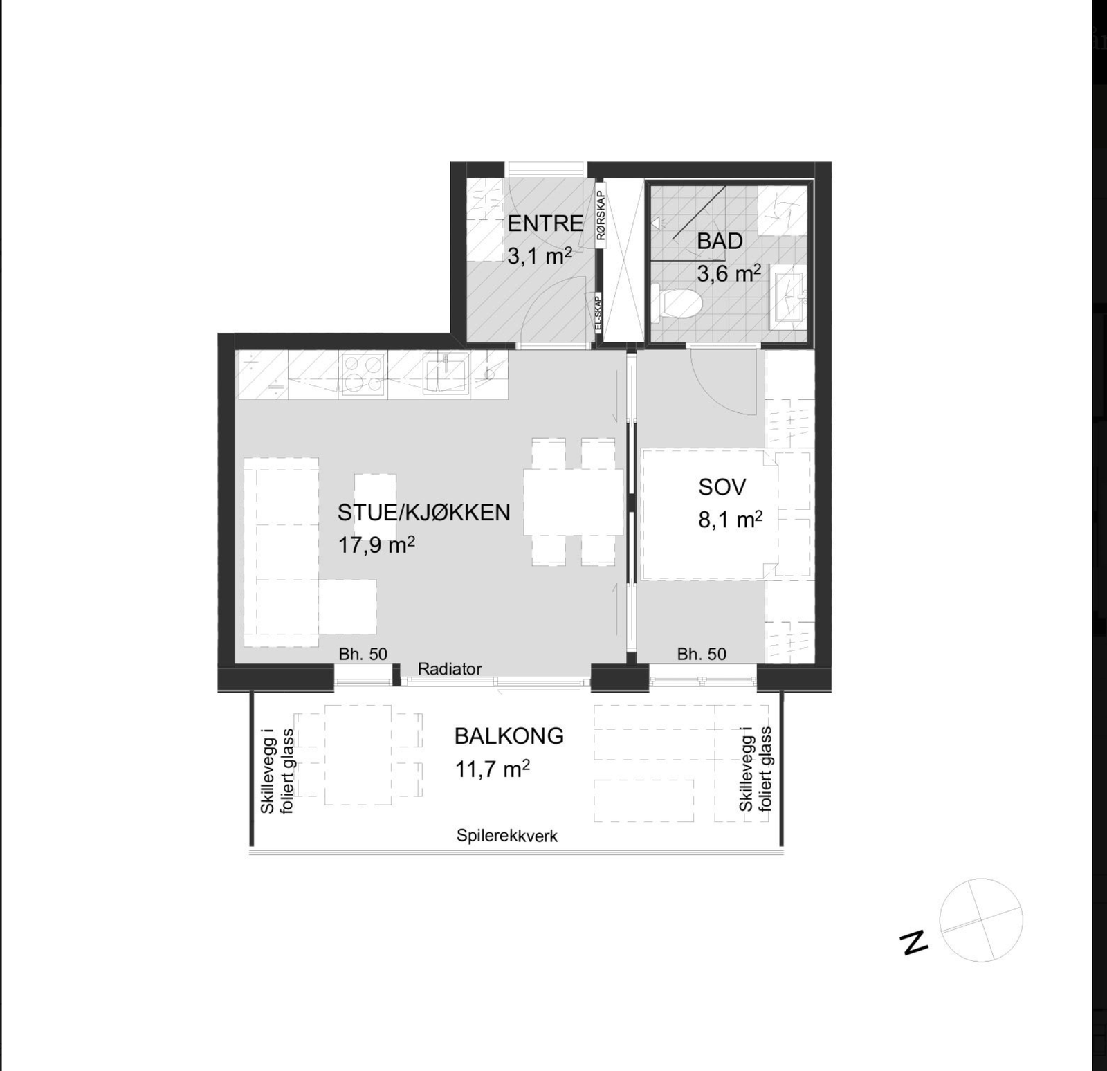 Plantegning Galleribilde