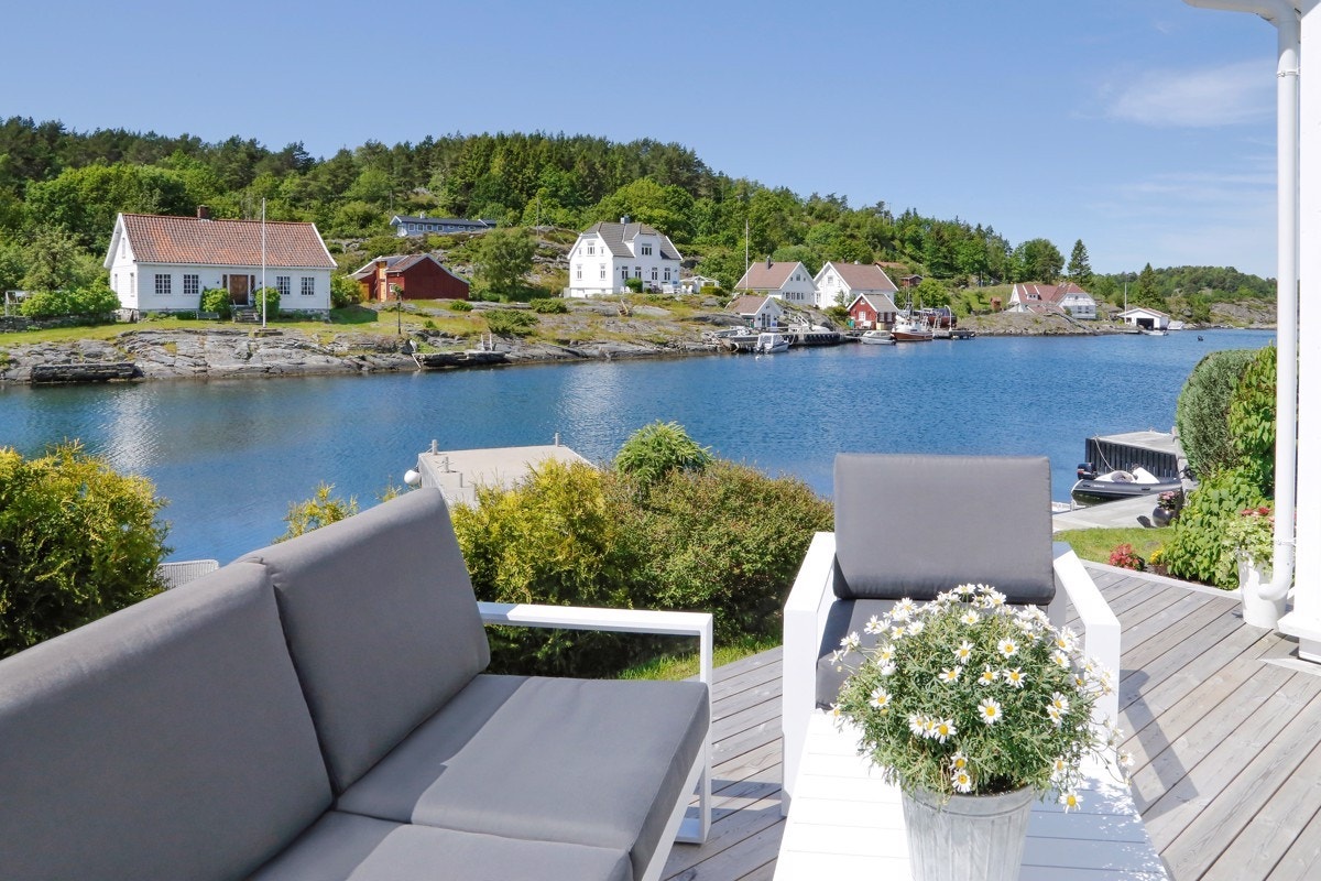 Nydelig utsikt med de beste solforhold. Galleribilde