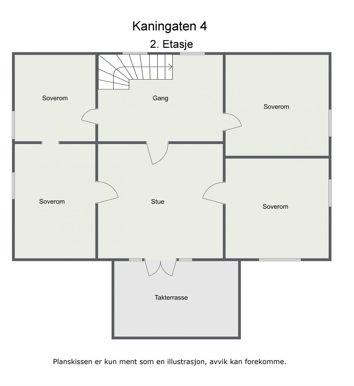 Plantegning 2.Etasje. Galleribilde