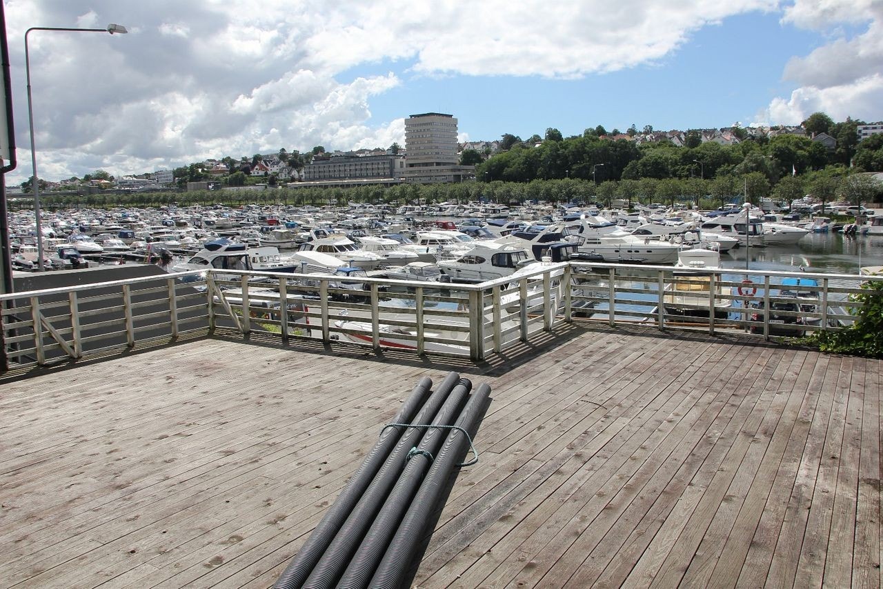 Stor terrasse kun for leietakerne Galleribilde