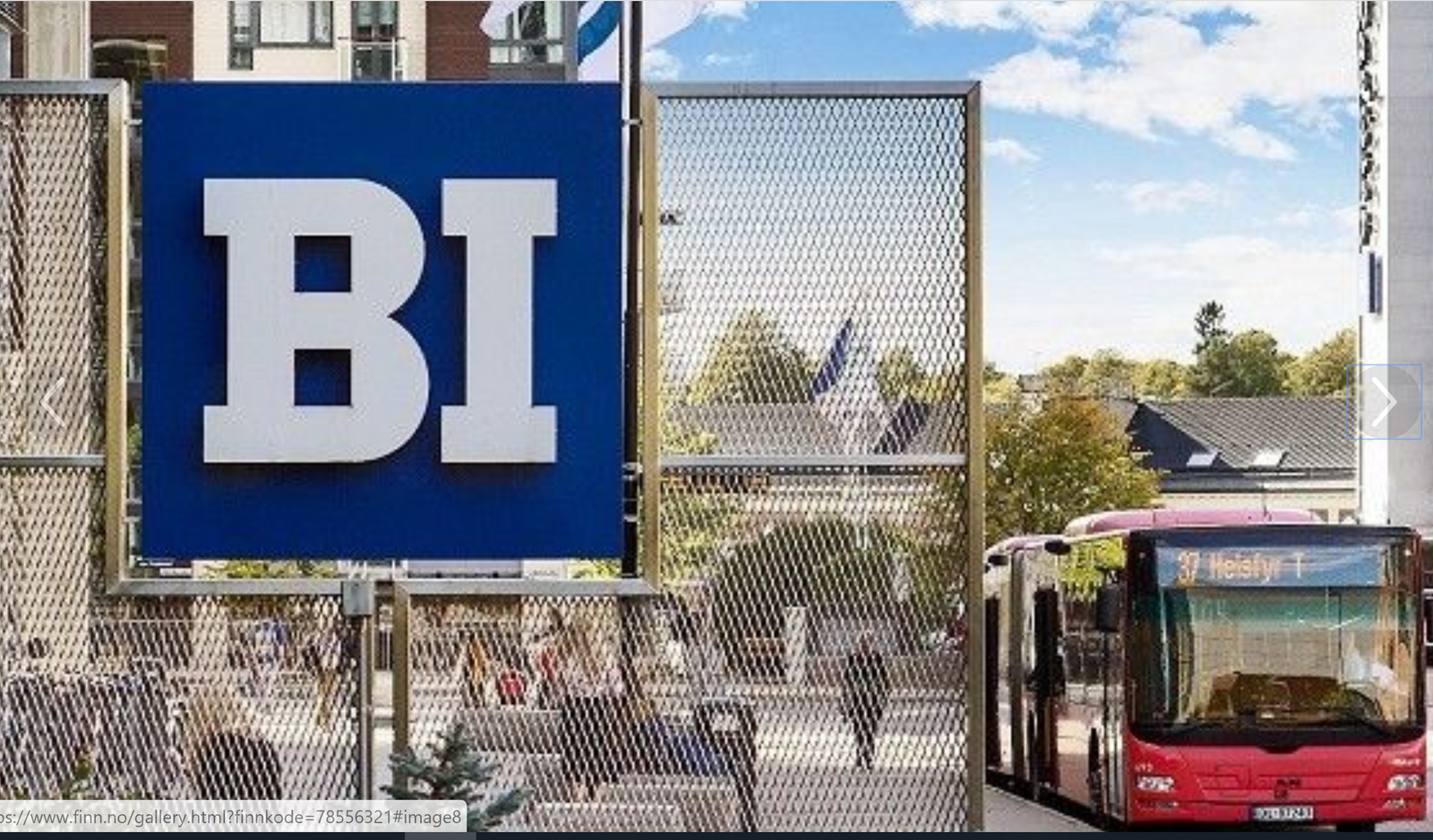 Handelshøyskolen BI ligger ca 500 meter unna Galleribilde