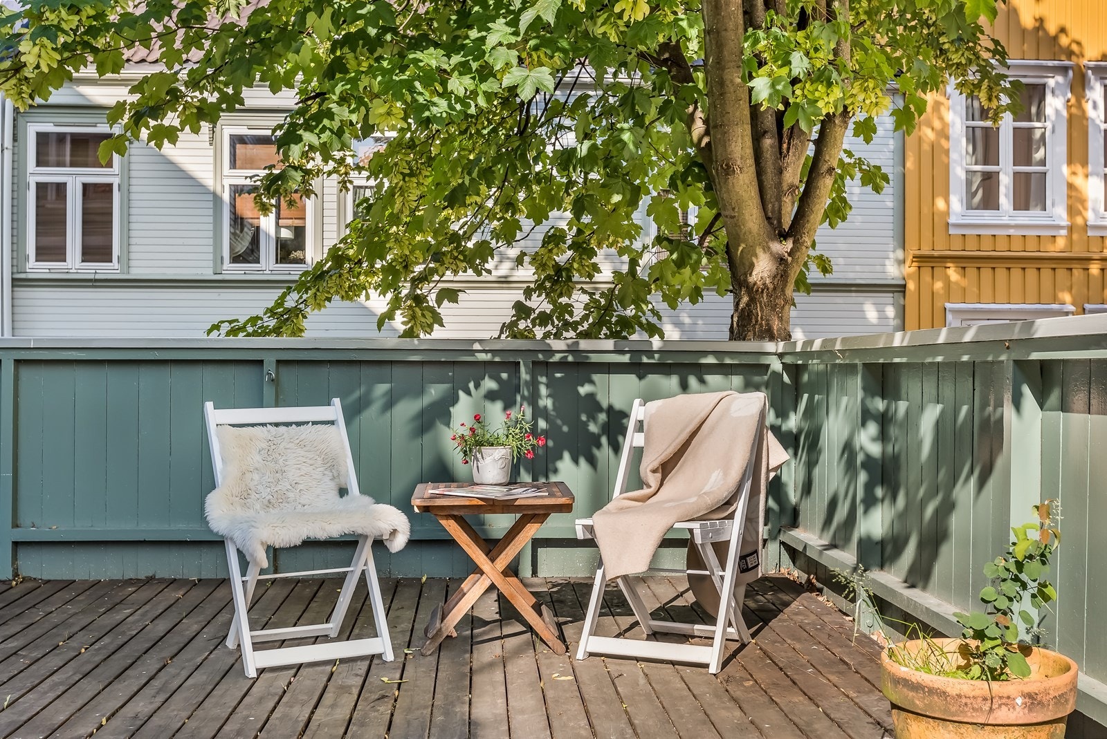 Felles terrasse for sameiet. Galleribilde