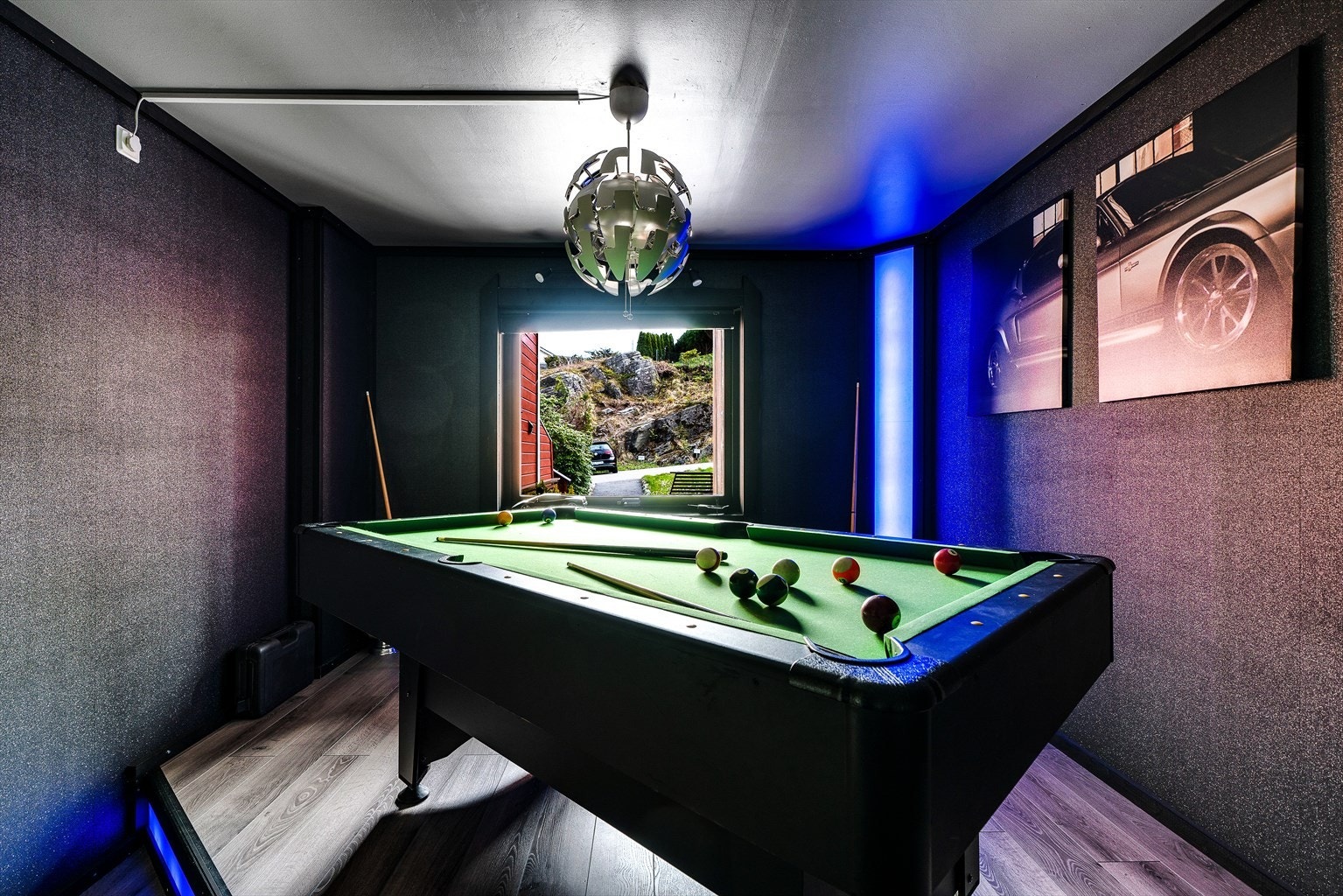 Denne blir brukt som biljardrom Galleribilde