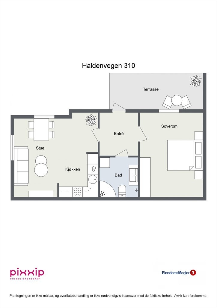 Planskisse 1. etasje Galleribilde