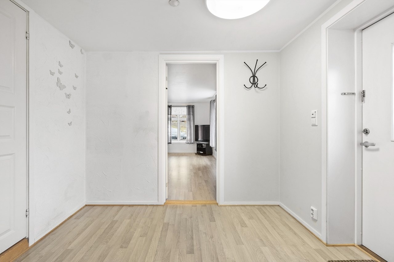 Her er det plass til å sette inn garderobeskap eller annen oppbevaring Galleribilde