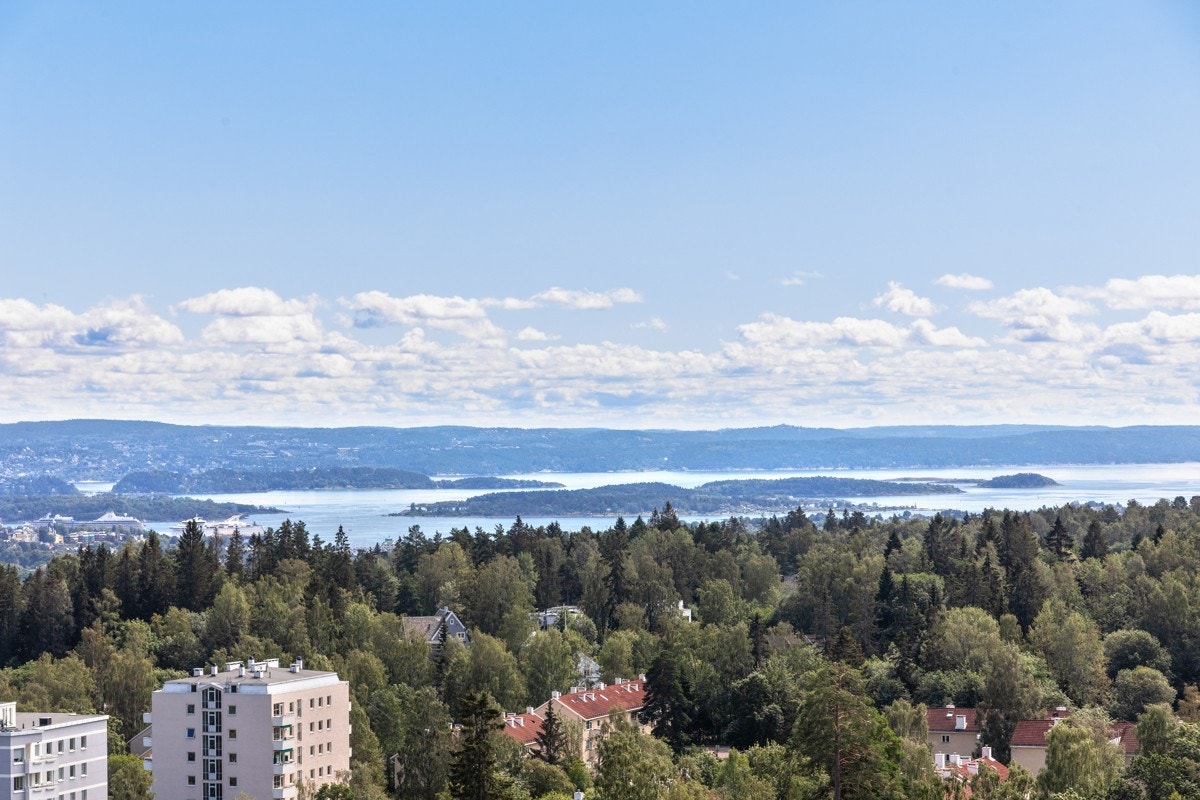 Fra takterrassen kan du nyte den fantastiske utsikten Galleribilde