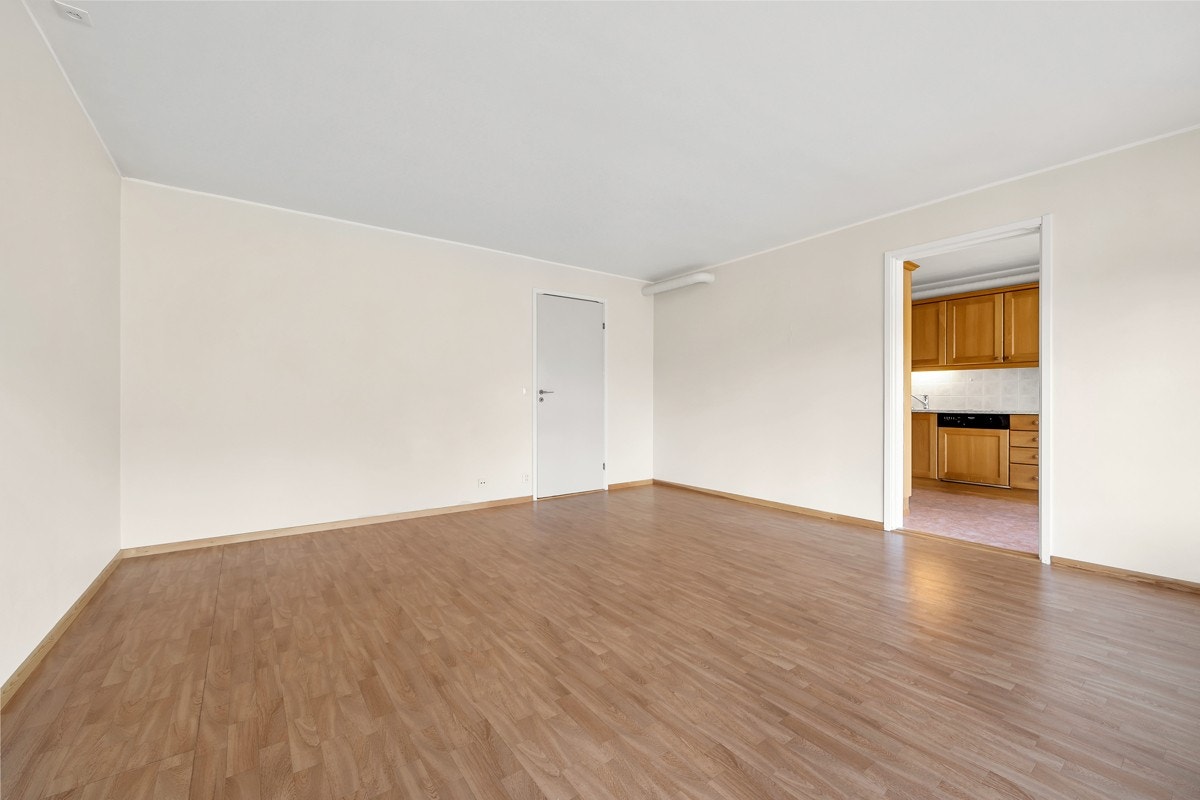 Rommene i boligen har lysmalte overflater. Galleribilde