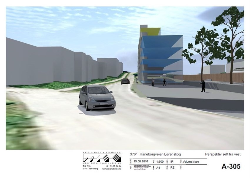 Perspektiv fra vest Galleribilde