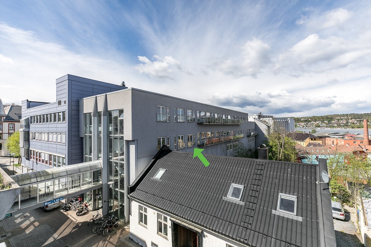 Leiligheten ligger i 3. etasje. Galleribilde