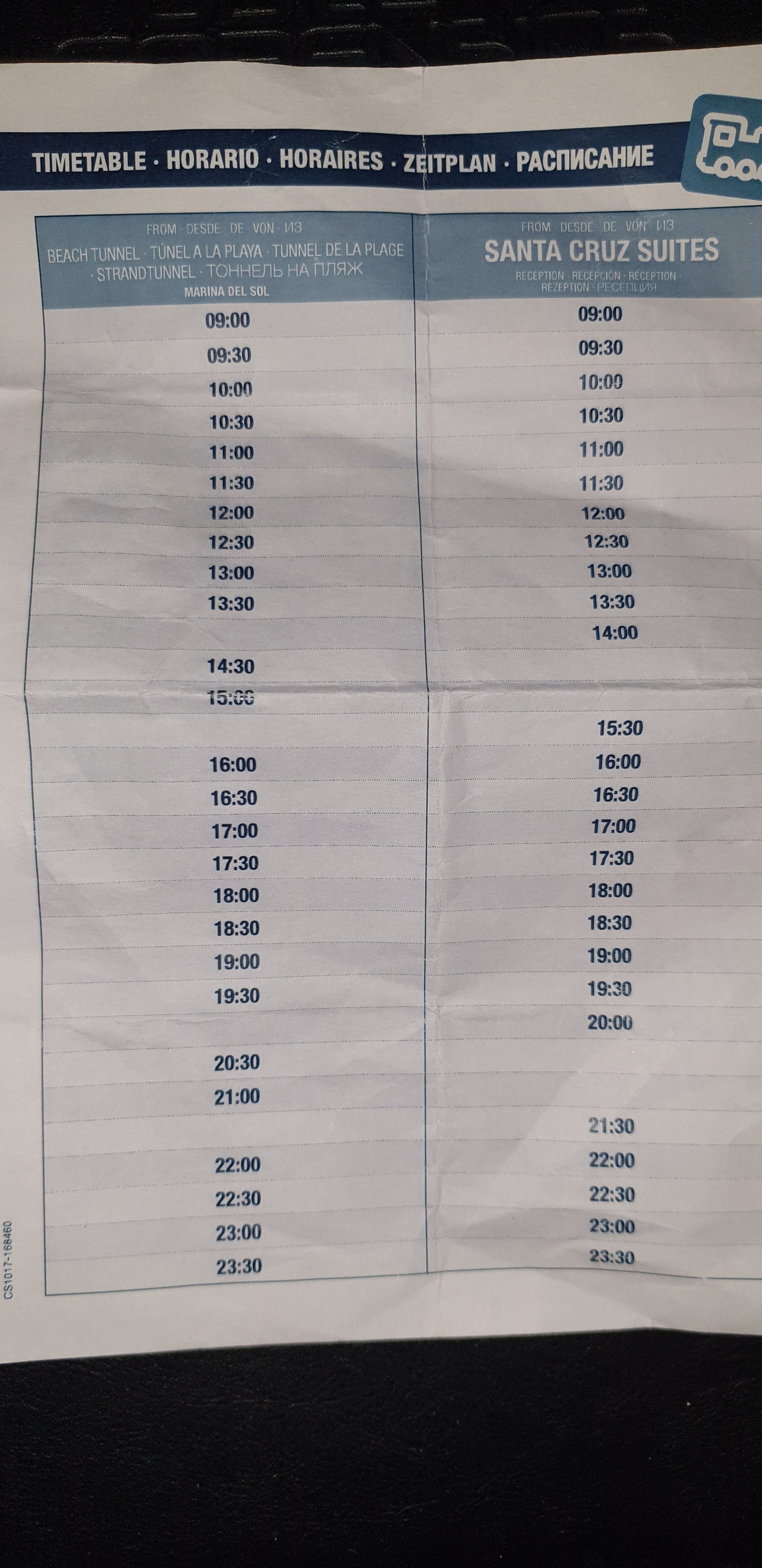 Avgangstider for gratistoget Galleribilde