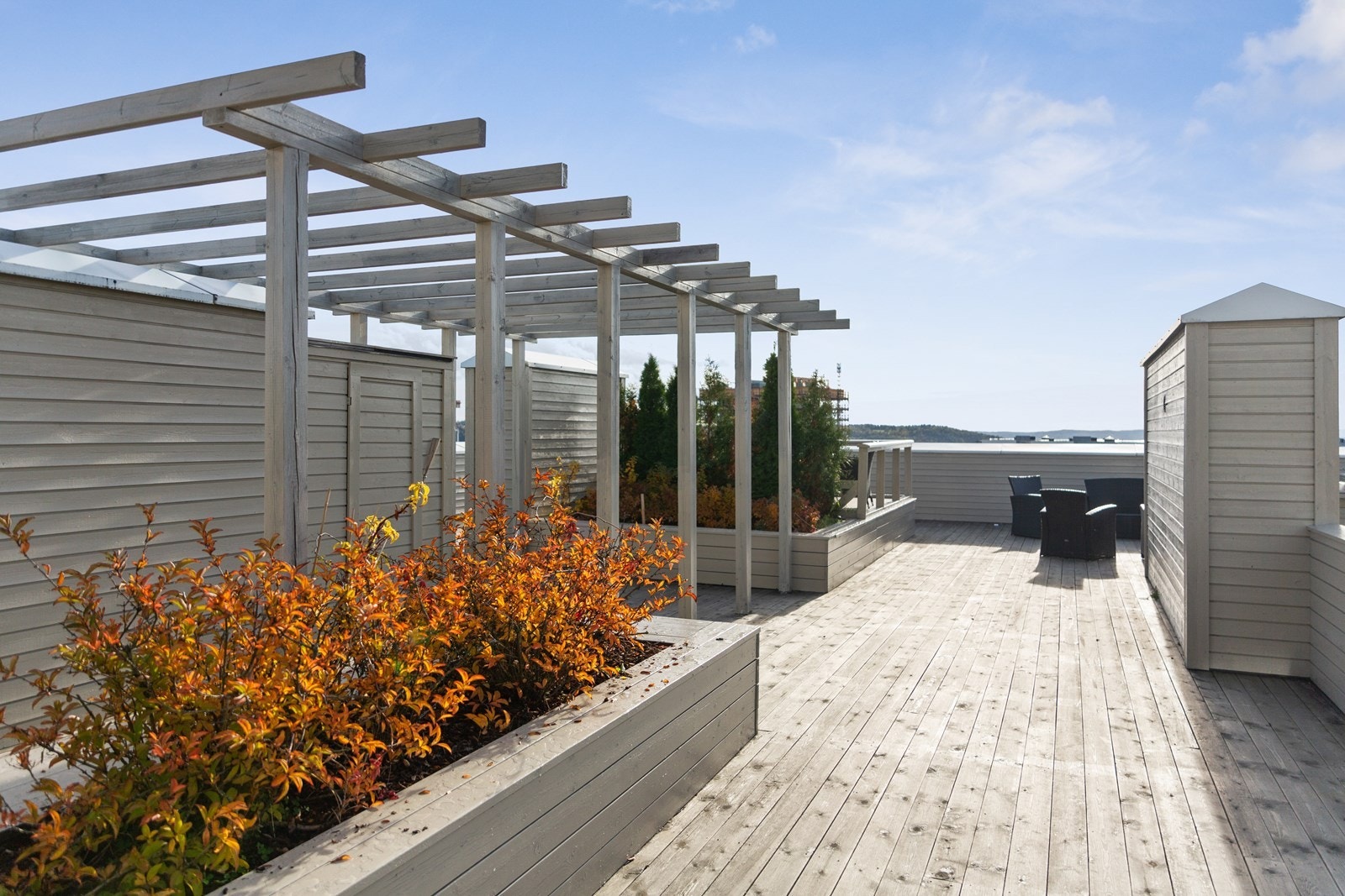 Tilgang til felles takterrasse. Galleribilde