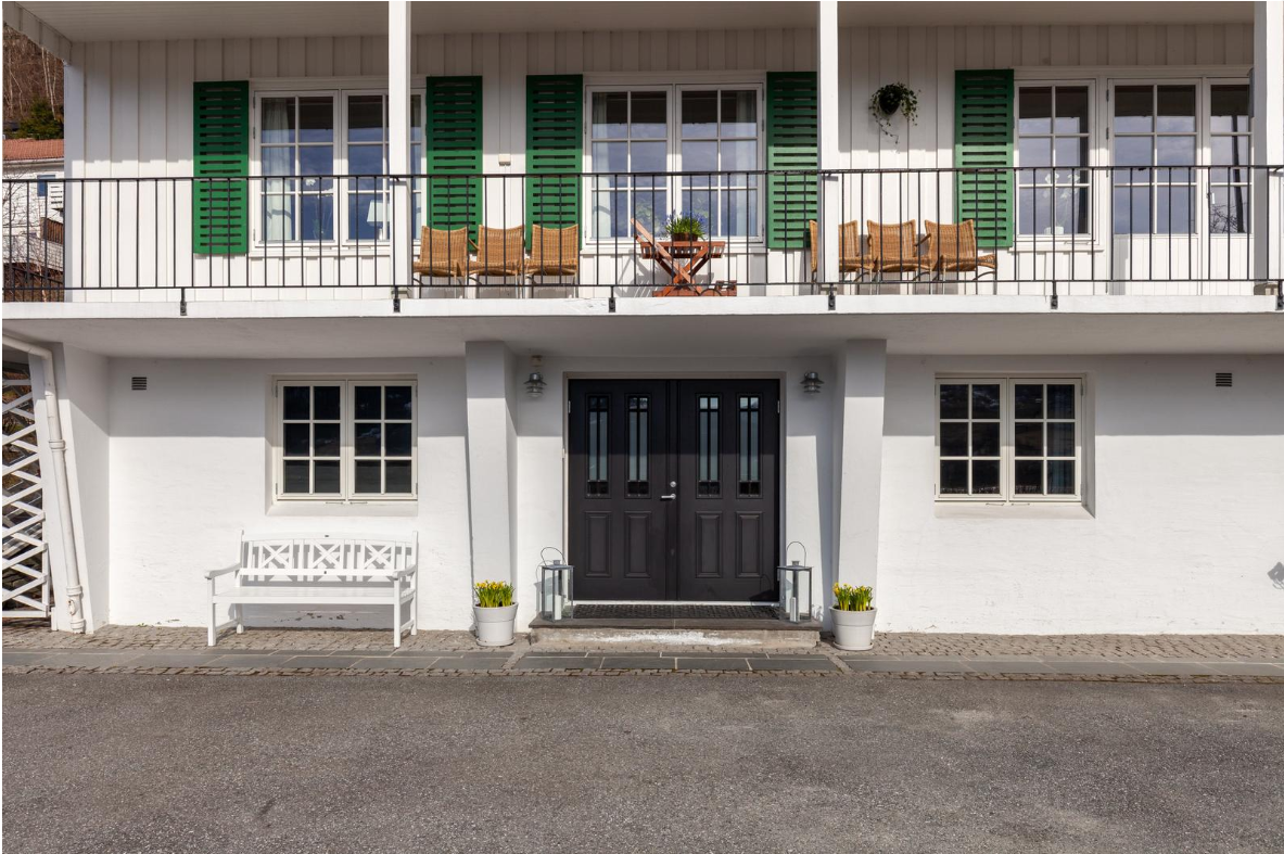 Fasade Harlemhuset frå sør Galleribilde