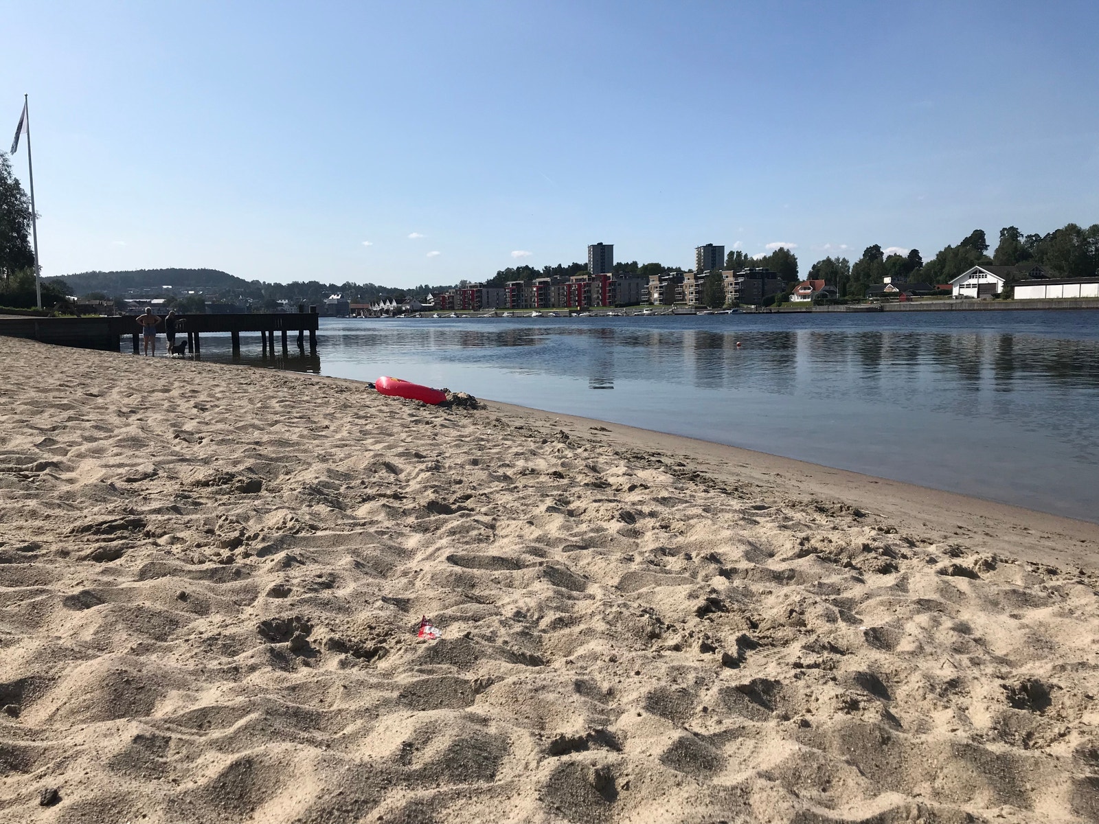 Strand 2 min gange fra huset Galleribilde