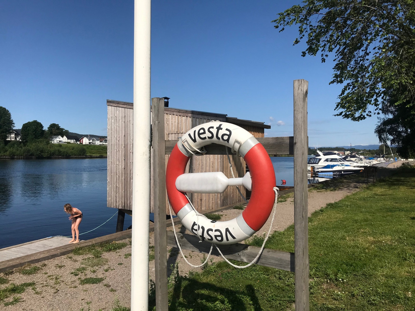 Safety first - huset har nytt brannalarm anlegg. Galleribilde