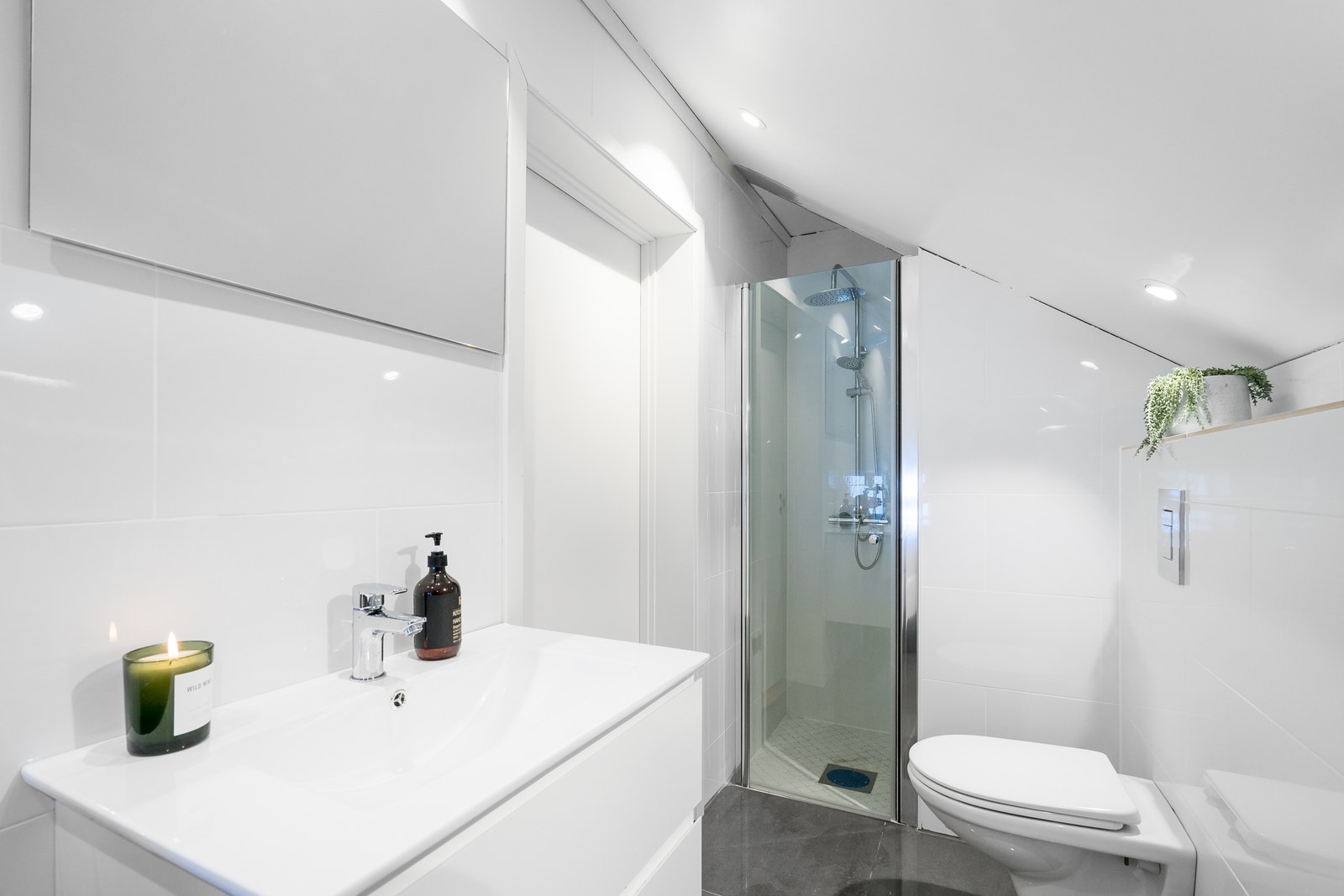 Bad 2. etasje. Nye delikate bad. Galleribilde