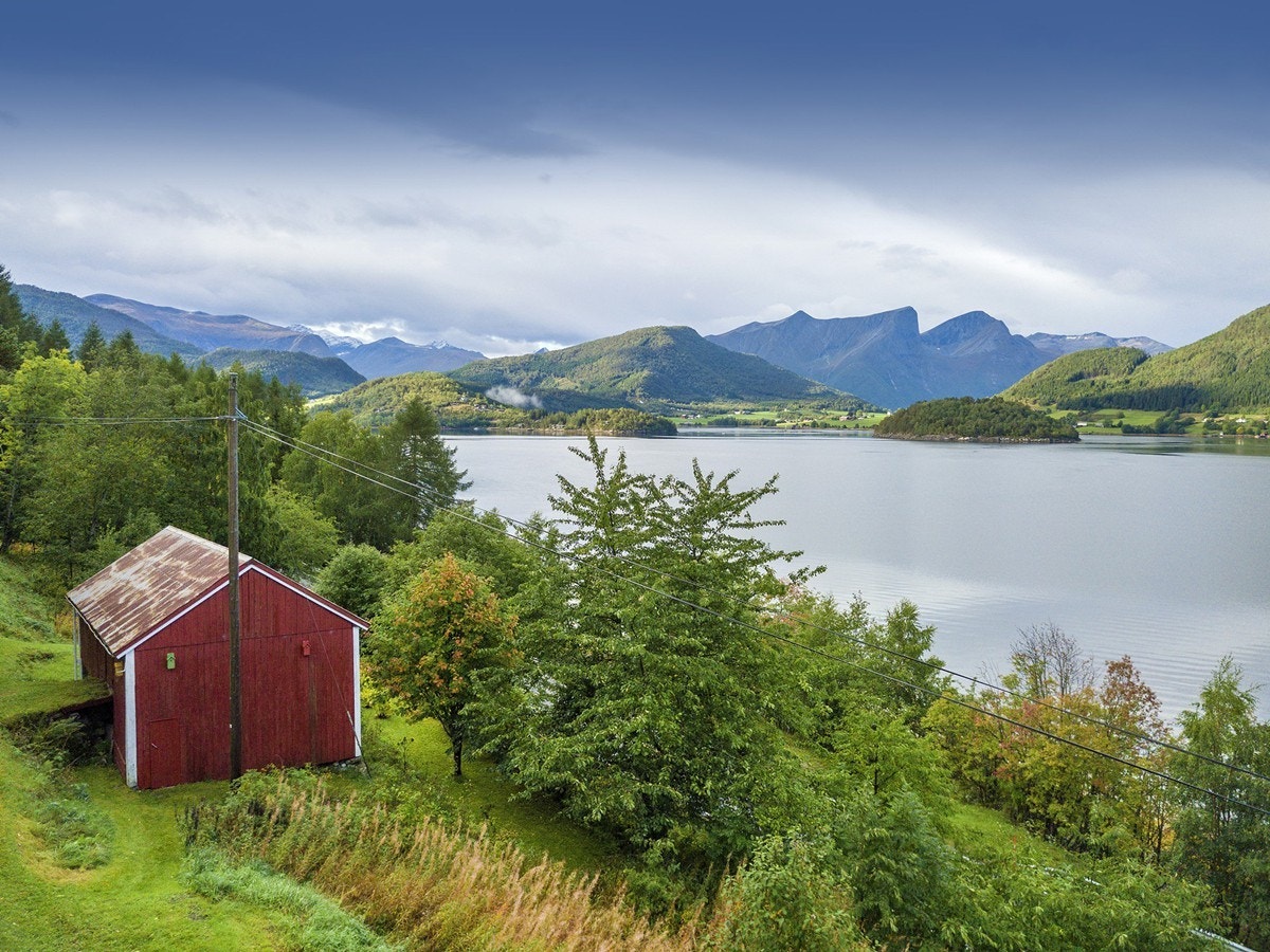 Fjorden byr på gode fiskemuligheter Galleribilde