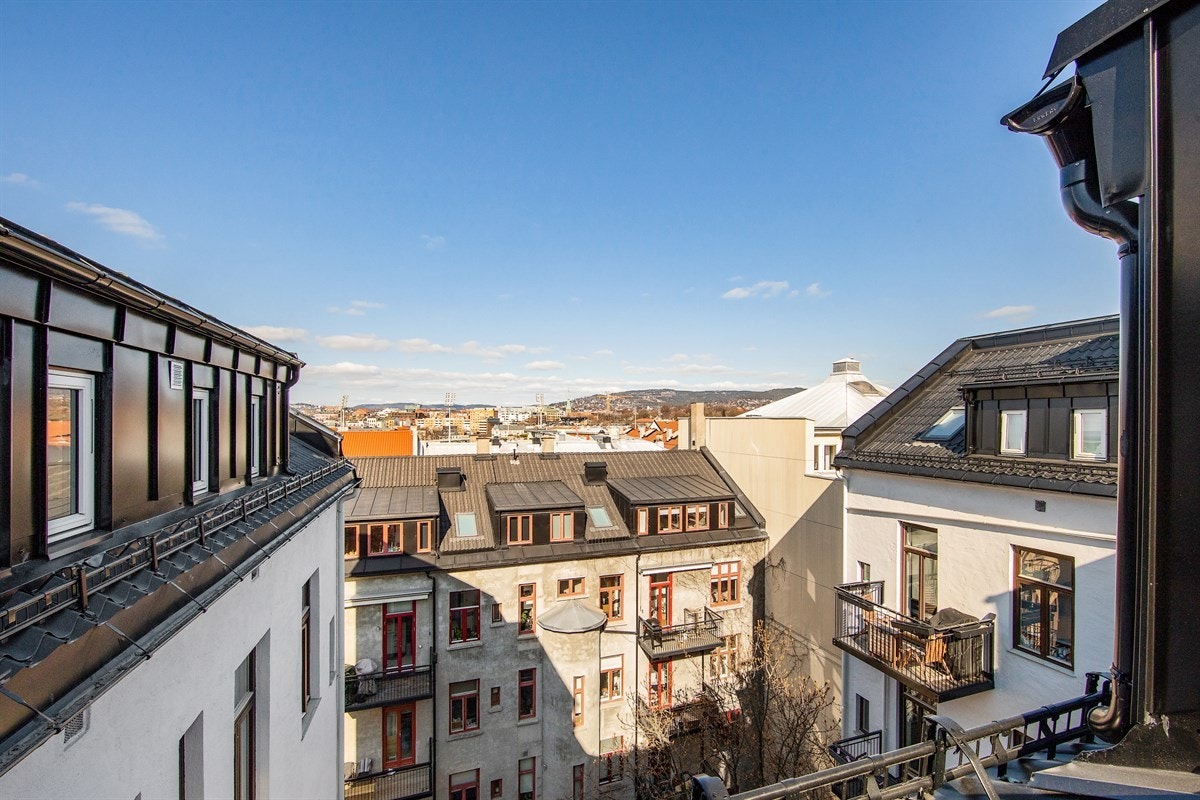 Utsikt fra terrasse Galleribilde